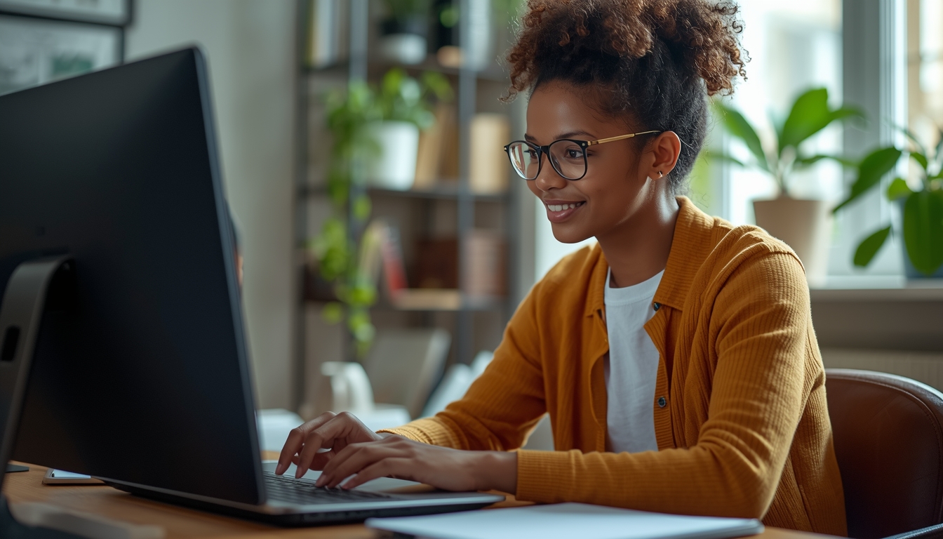 Language tutor teaching student through interactive online session